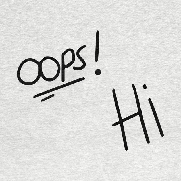 oops hi by DESIGNBOOK